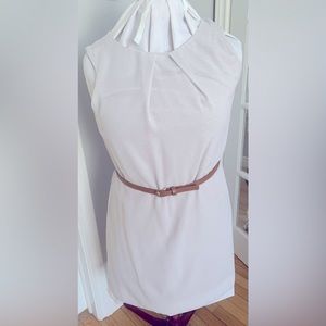 ATMOSPHERE sleeveless dress with belt